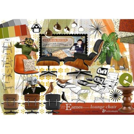 Puzzle Eames Design Clasic, 1000 Piese - imagine 7